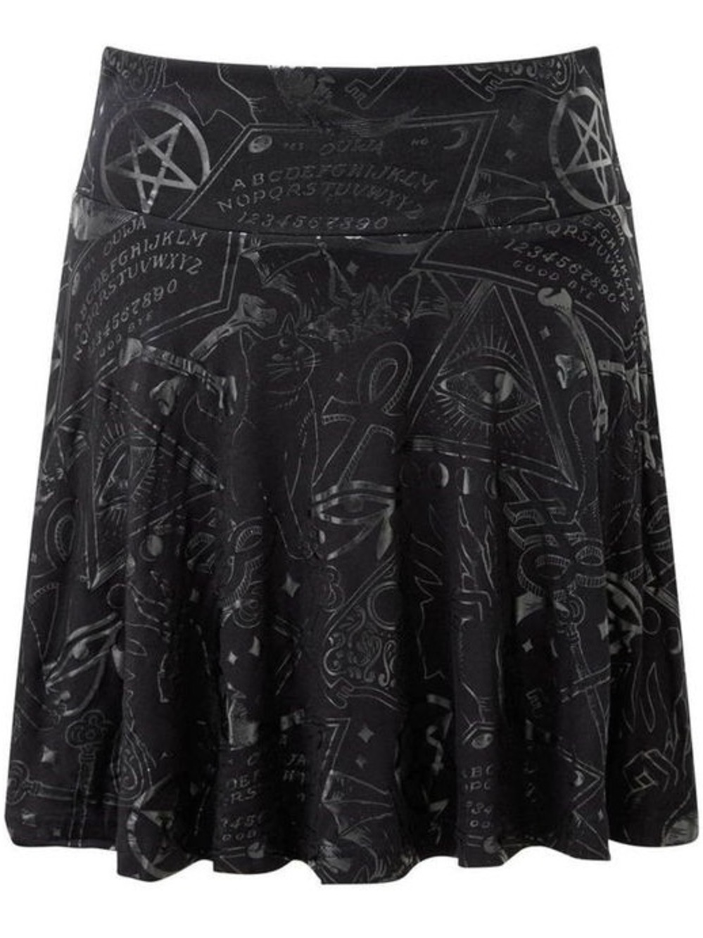 KILLSTAR GRAVE GIRL SKATER SKIRT SZ XL